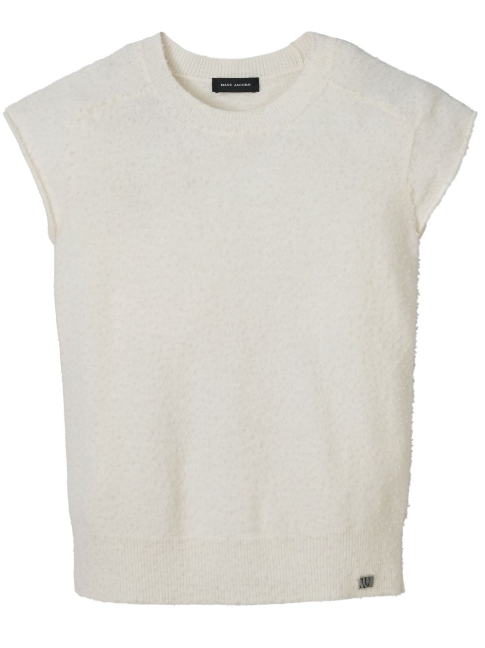 Pilled wool vest - White