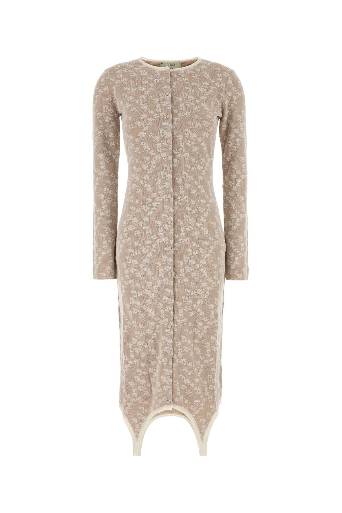 Cardigan Dress — Beige