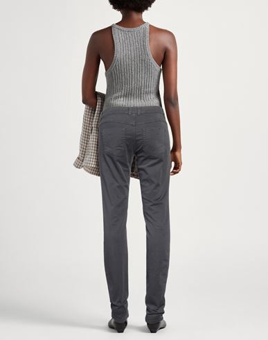 Woman Pants Lead Size 14 Cotton, Elastane