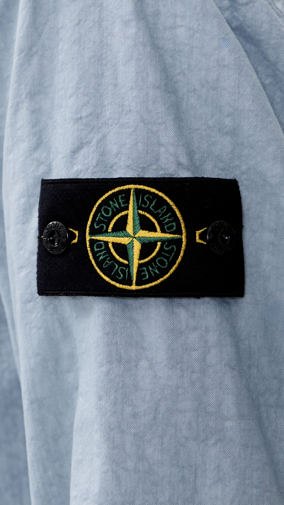 Nylon Garment Dyed Overshirt Dark Blue