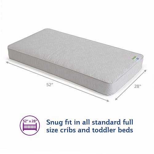 Sealy Posture Perfect Hybrid 2-Stage Toddler and Baby Crib Mattress