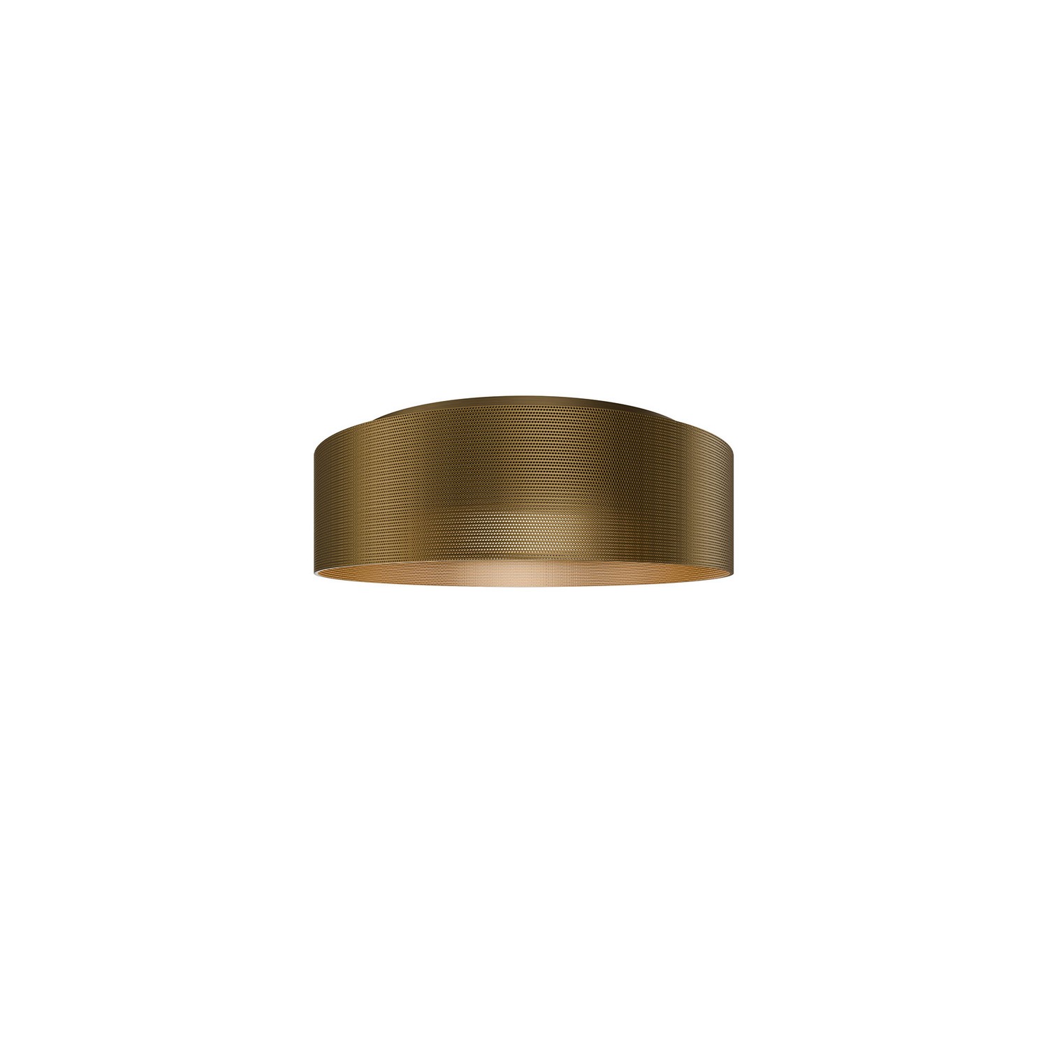 Aged Brass LED Flush Mount from the Grille Collection