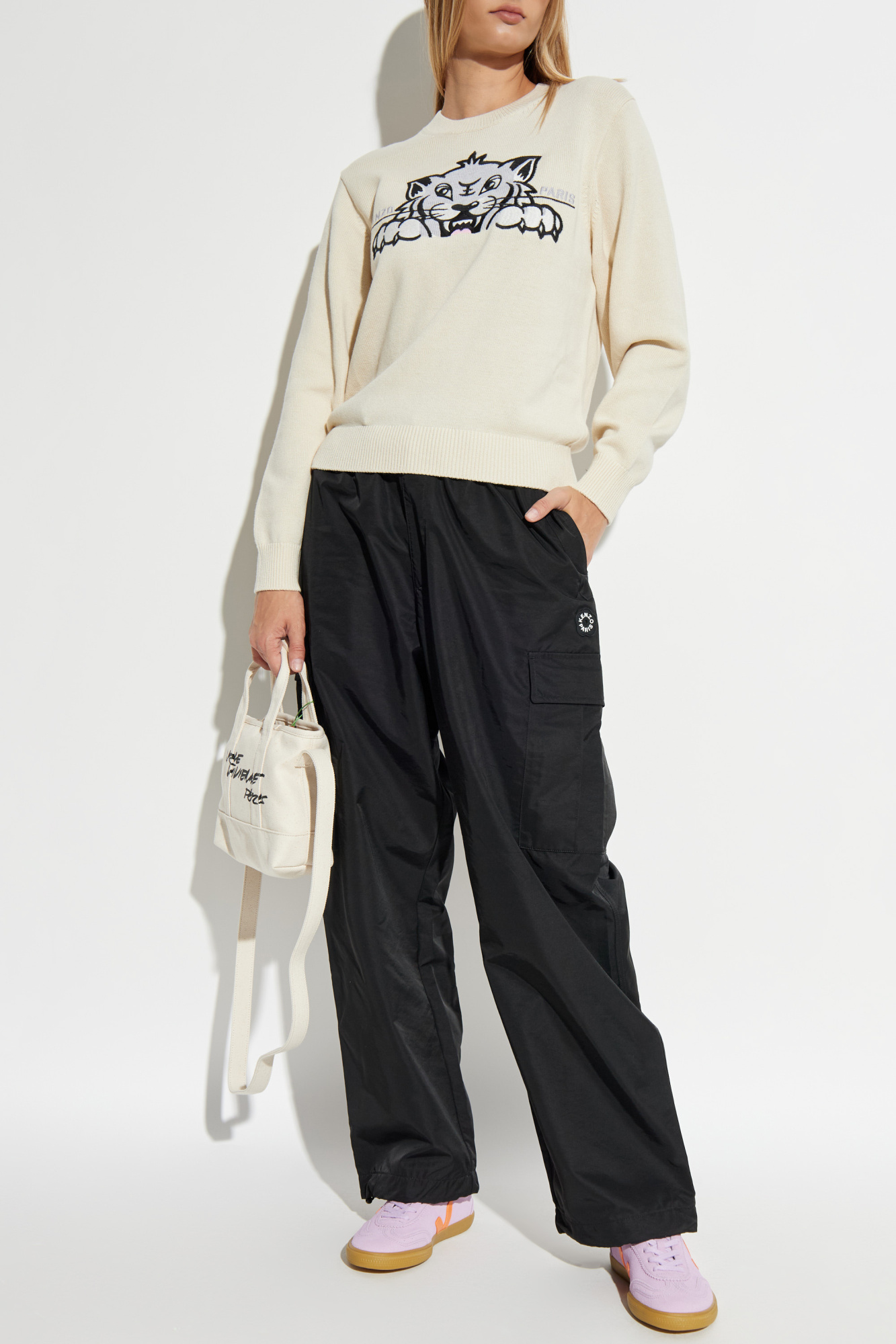 Cargo Trousers, Women's, Black