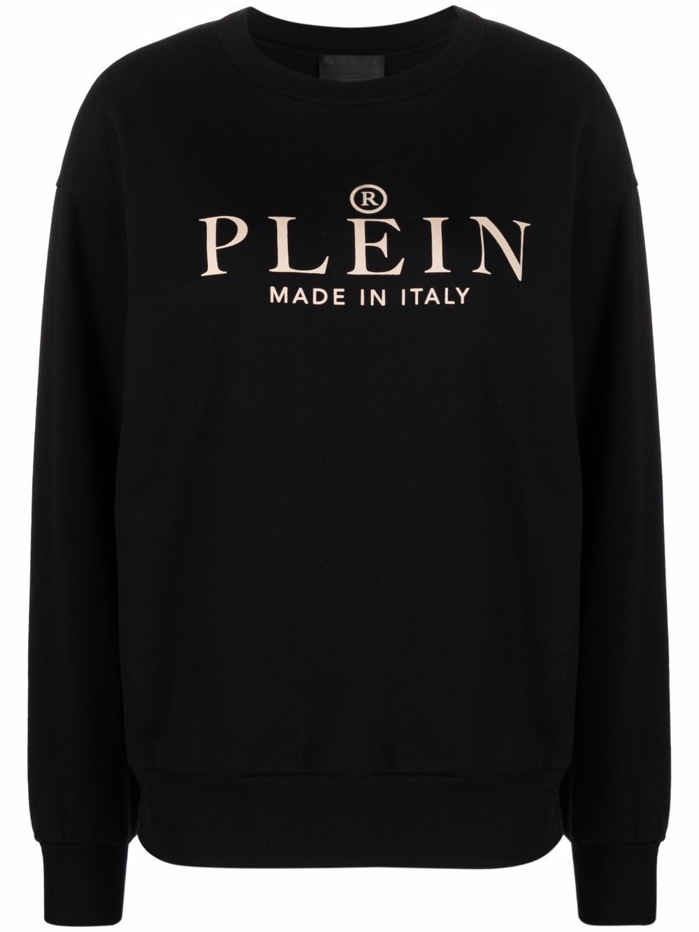 Iconic Plein long-sleeve sweatshirt - Black