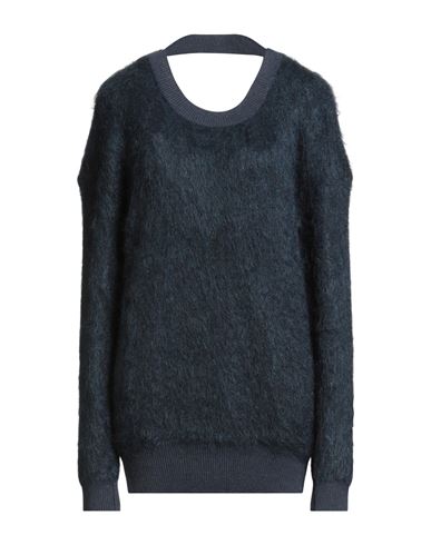 Woman Sweater Navy Size S Mohair wool, Wool, Polyamide