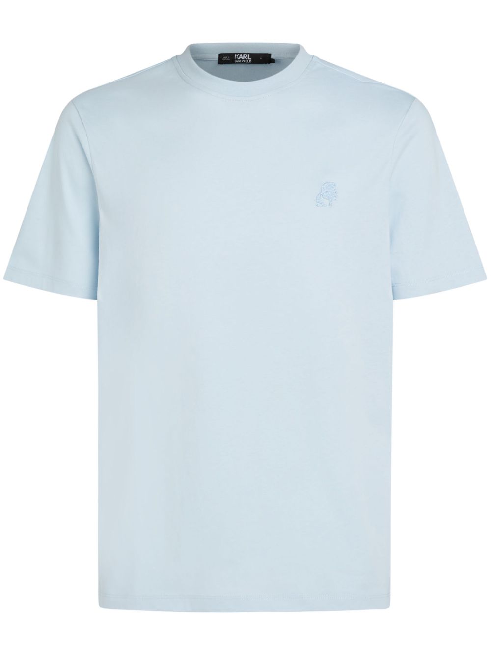 Kameo logo-embroidered T-shirt - Blue