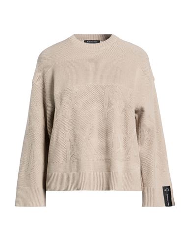 Woman Sweater Beige Size S Cotton
