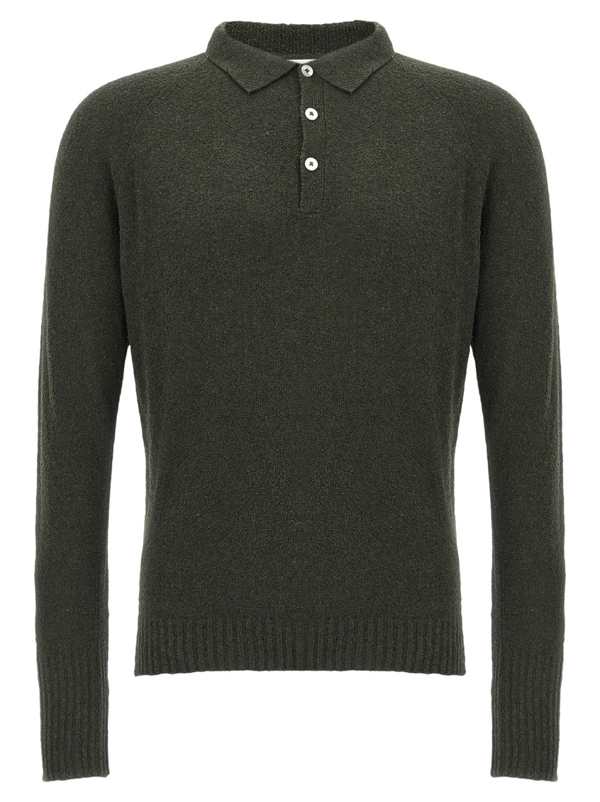Bouclé Cotton Shirt Polo