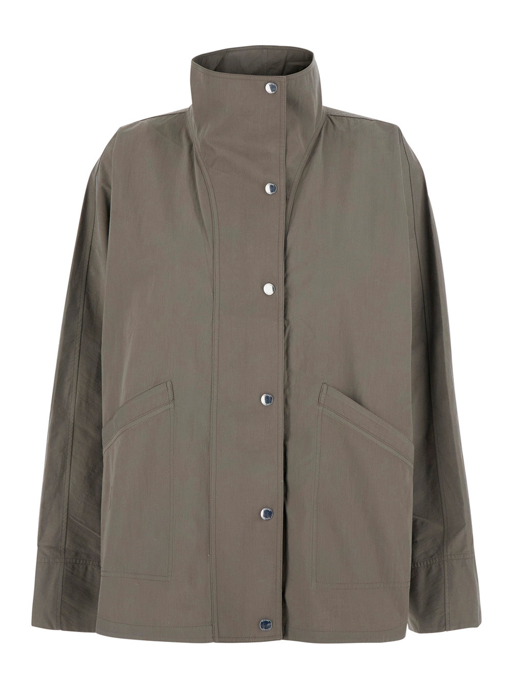 Organic Cotton Parachute Coat — Gray
