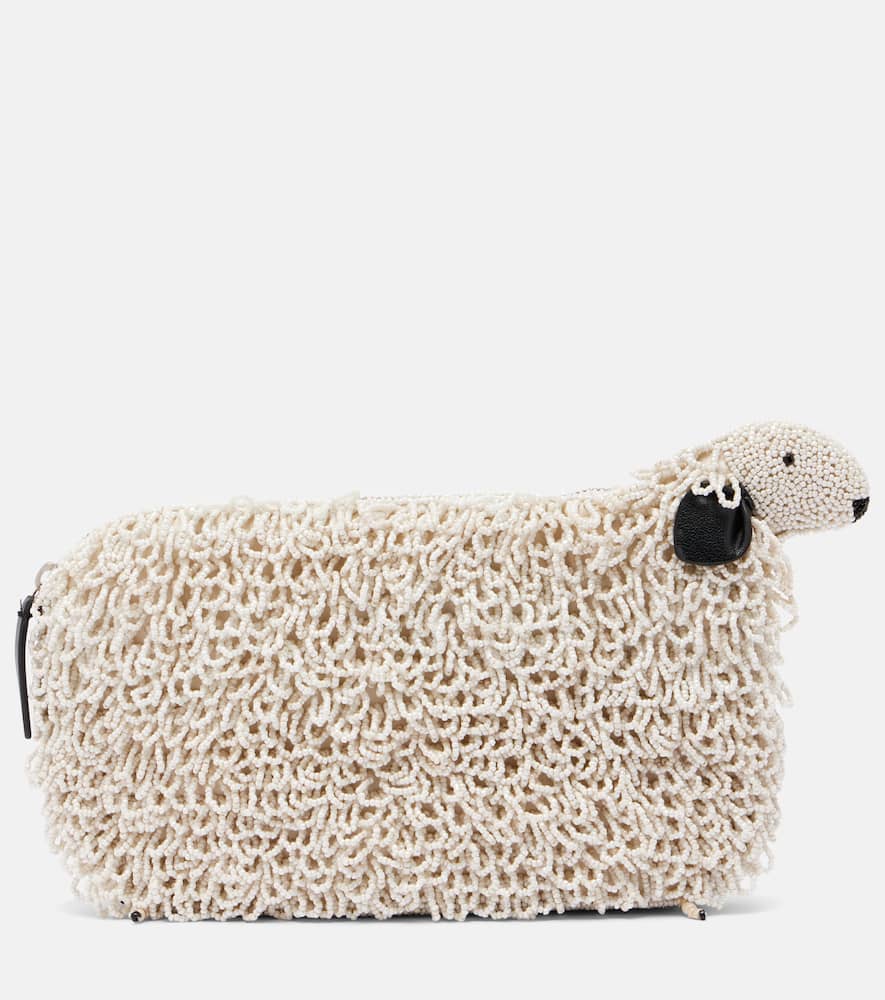 Dolly beaded clutch
