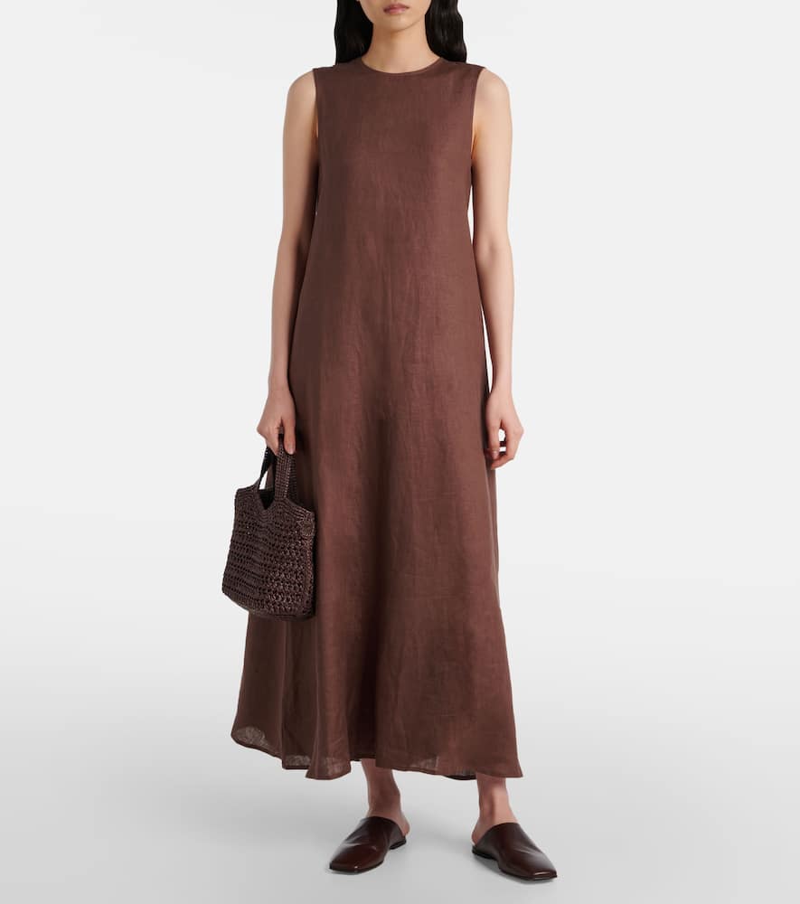 Tallin linen maxi dress