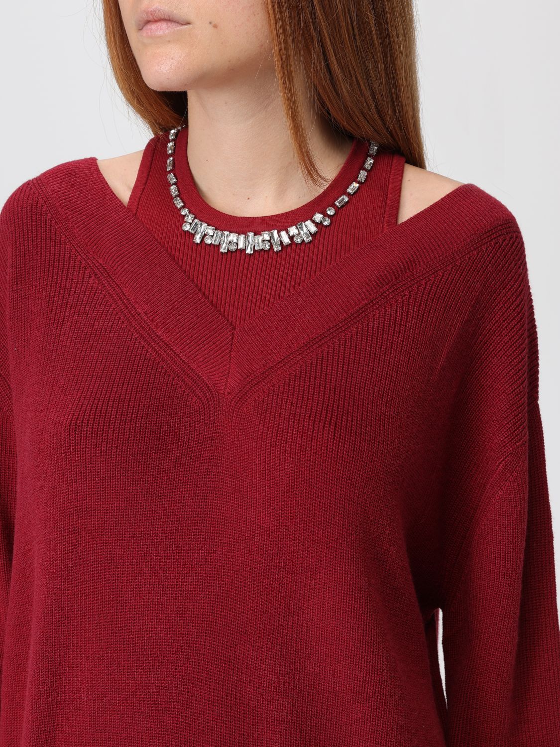 Sweater Woman color Ruby