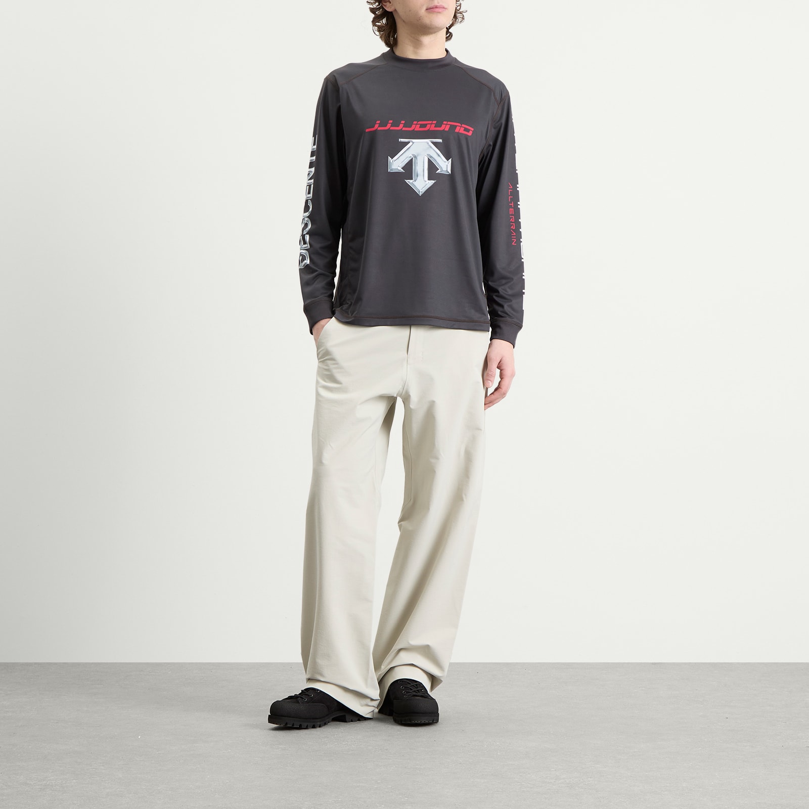 Men's Allterrain x JJJJound Warm Up Long Sleeve in Charcoal