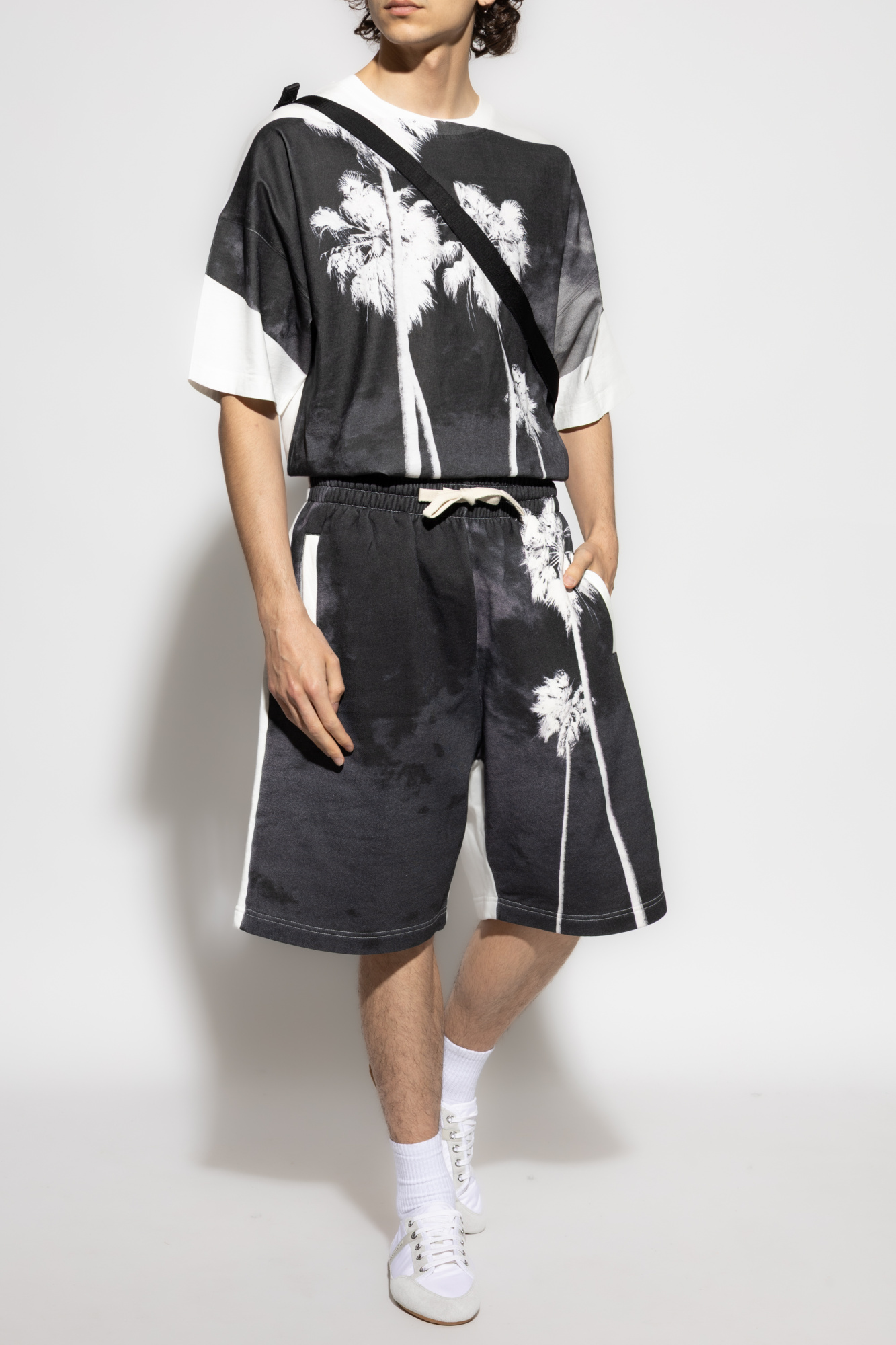 T-shirt With Print, Men's, White