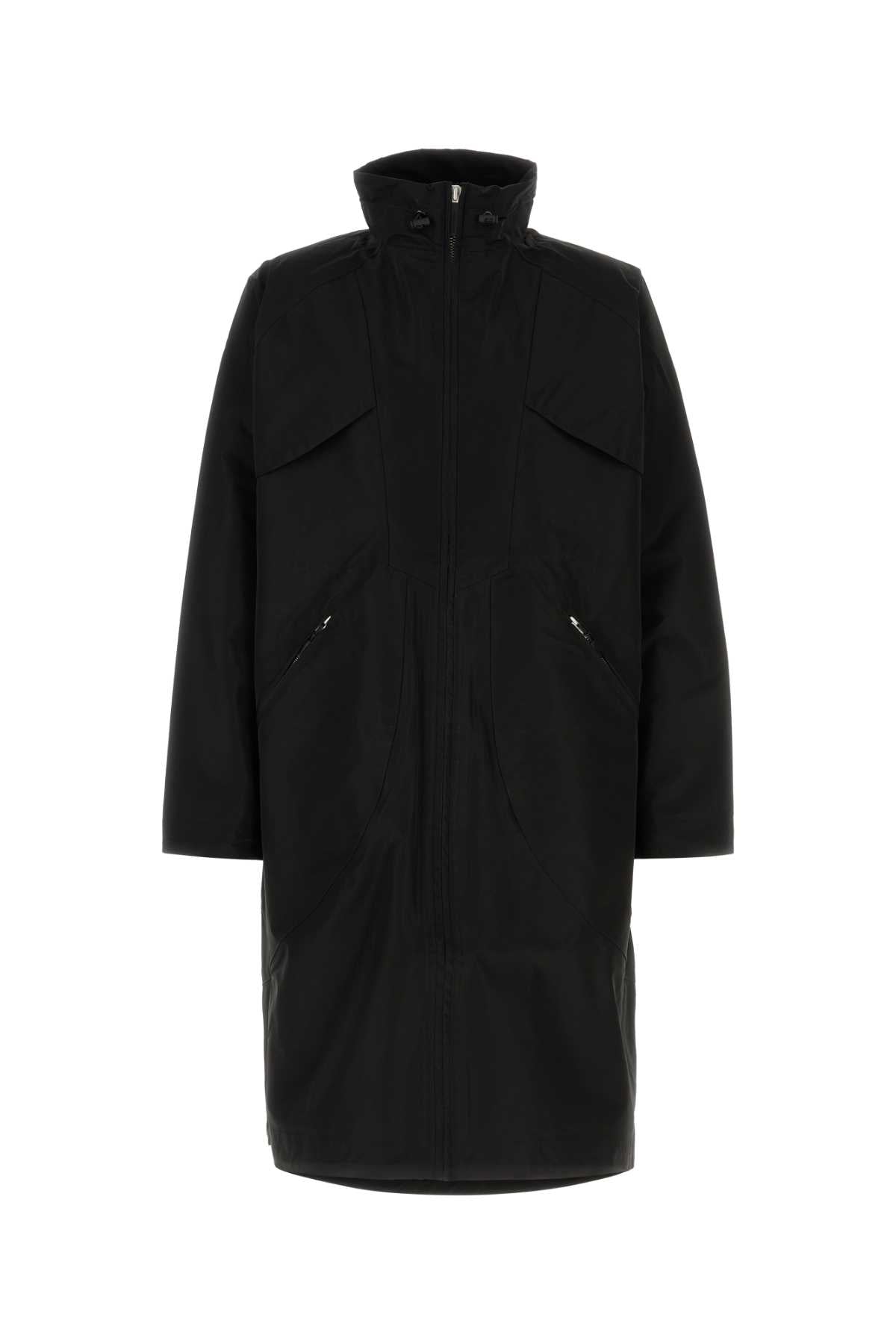 Coat Raincoat — Black