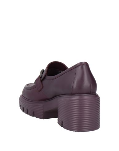 Woman Loafers Plum Size 5 Leather