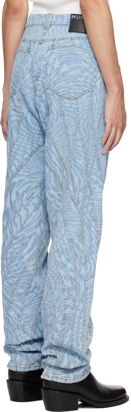 Mugler Blue Star Jeans