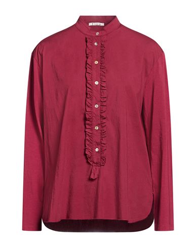 Trebarrabi Woman Top Garnet Size M Cotton, Elastane