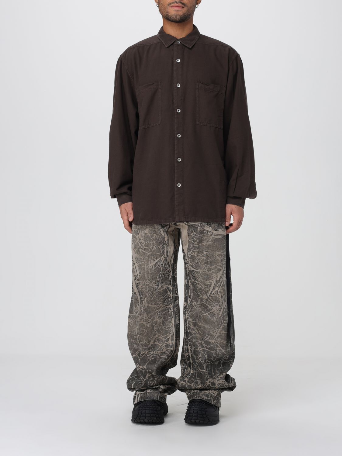Shirt Men color Brown