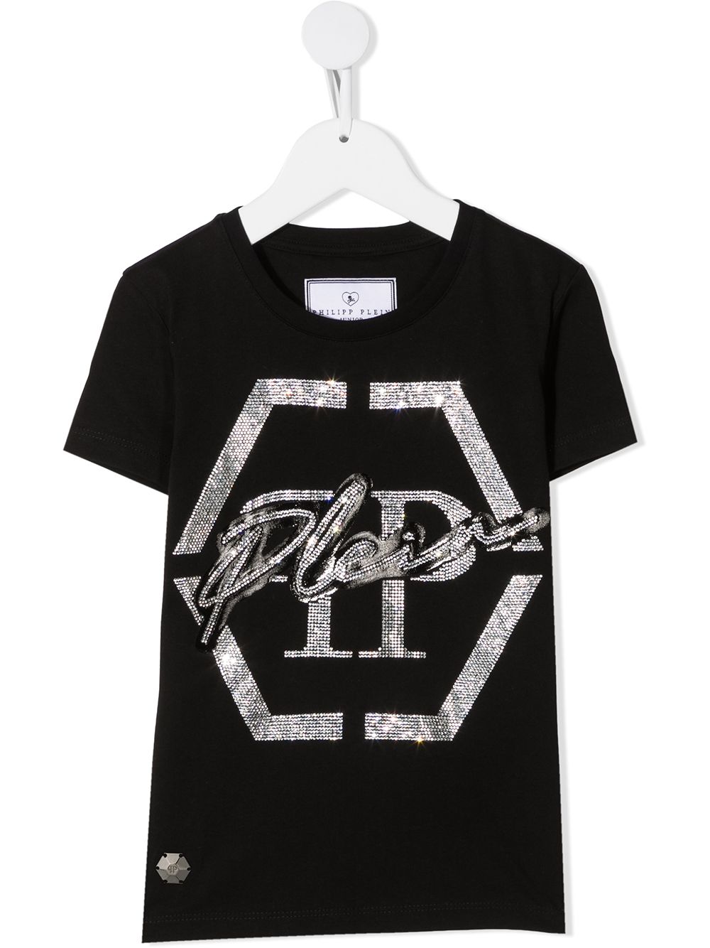 Hexagon short sleeved T-shirt - Black