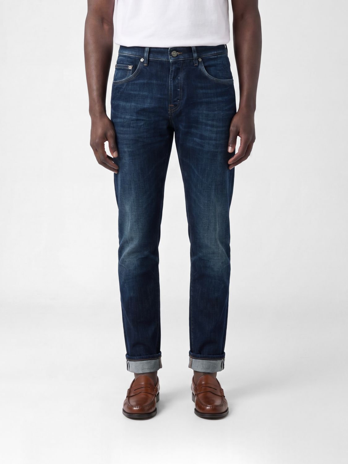 Pants Men color Blue