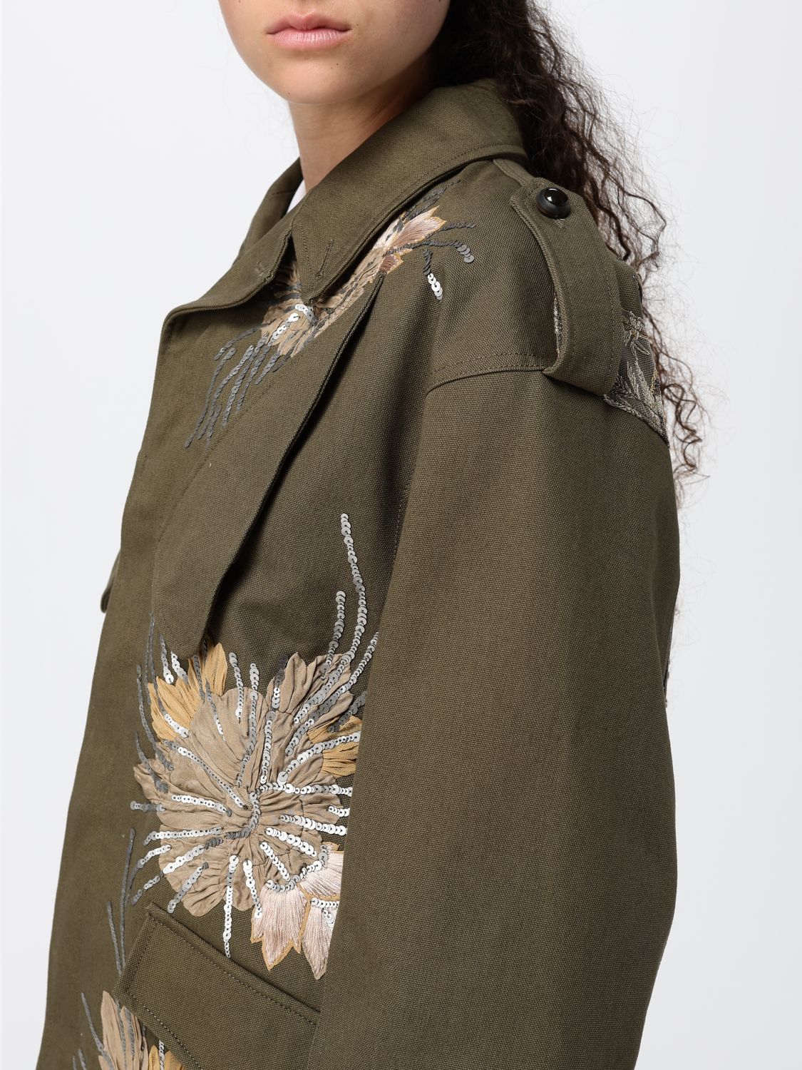 Jacket Woman color Green