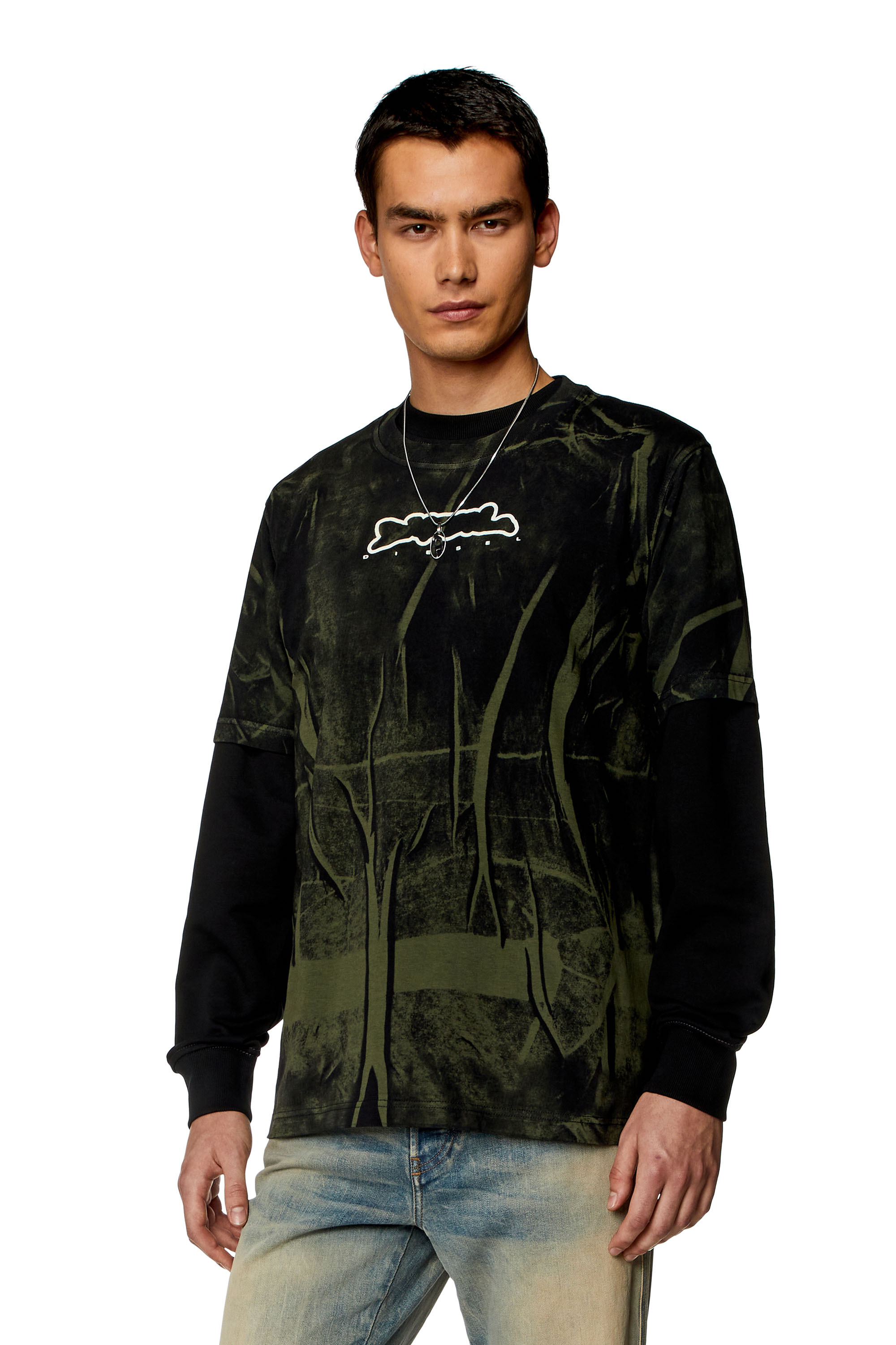 T-Just-N3 cotton T-shirt - Black