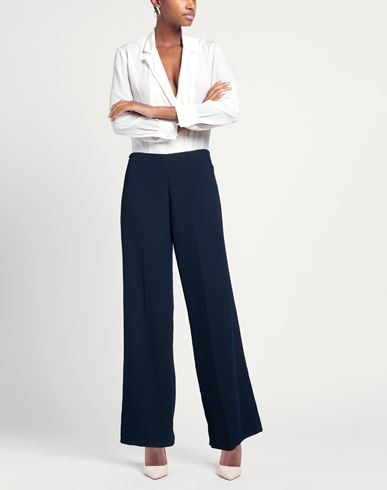 Woman Pants Midnight blue Size 6 Polyester