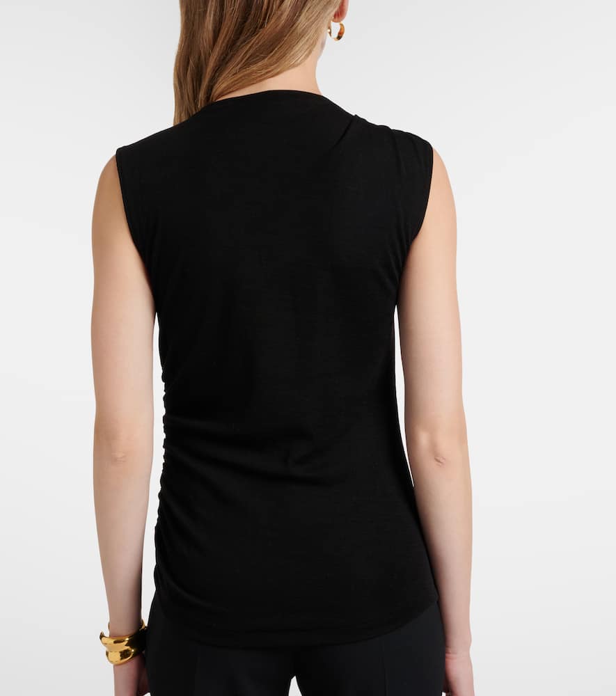 Wool-blend top