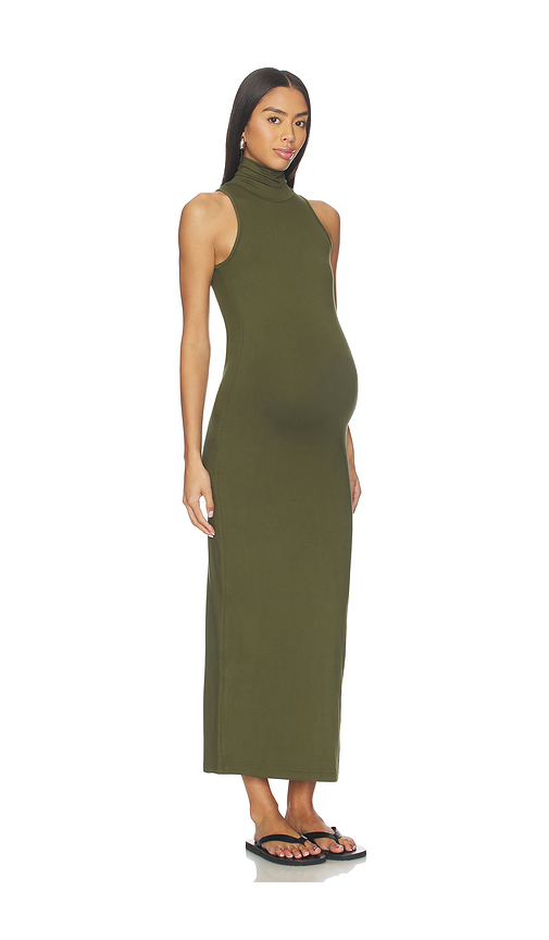 BUMPSUIT The Serena Dress in Olive. L also in M, S