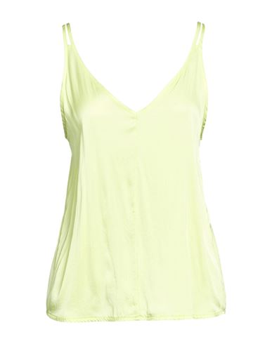 Même Road Woman Top Lime green Size 8 Viscose