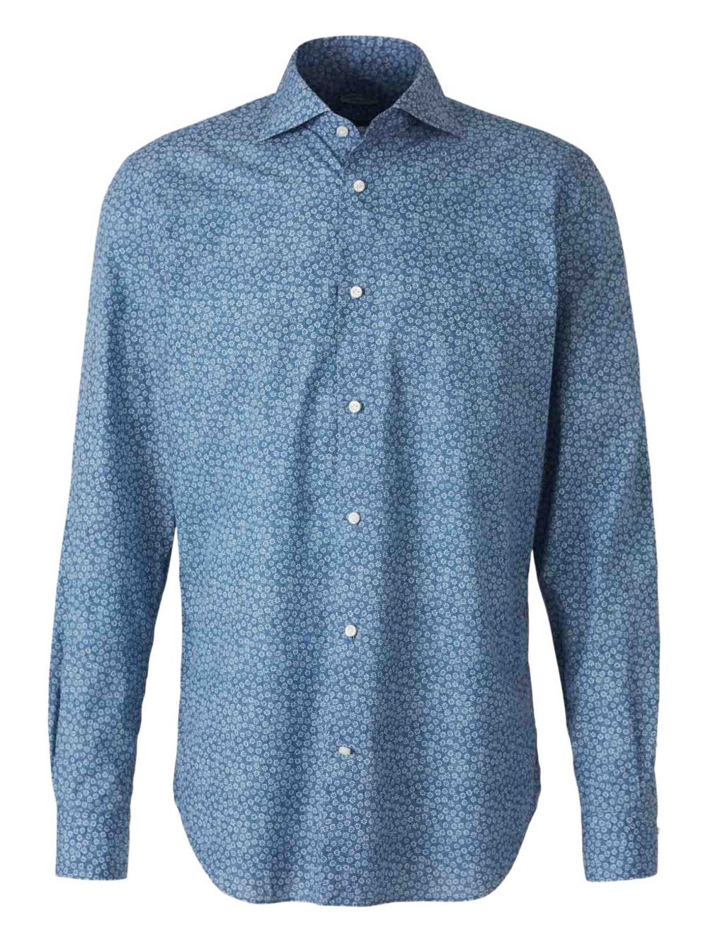 Vincenzo Di Ruggiero floral-print shirt - Blue