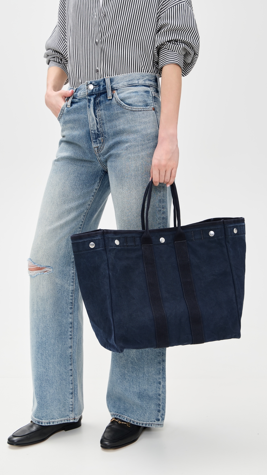 Alex Mill The Perfect Weekday Tote Navy One Size