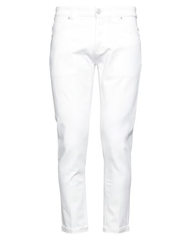 Man Denim pants White