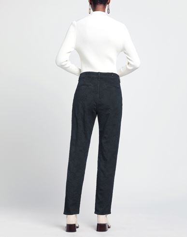 Cigala's Woman Pants Navy Size 24 Cotton, Elastane