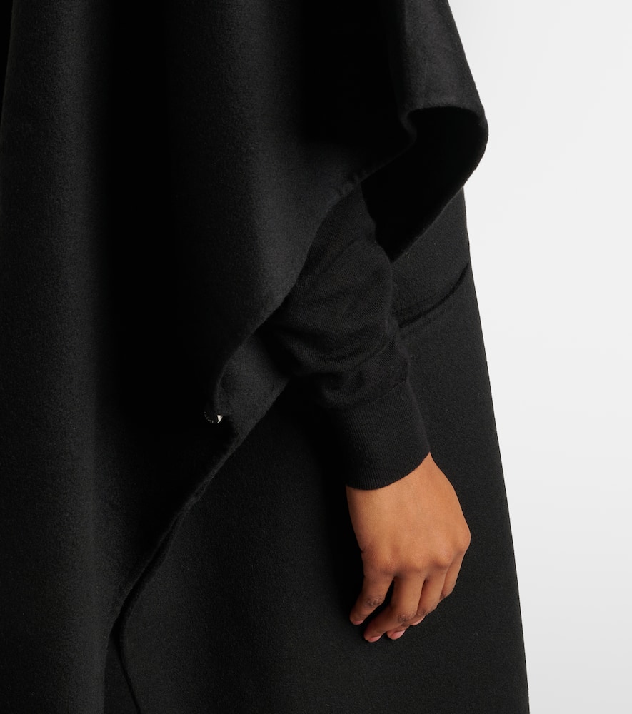 Doublé scarf-detail wool coat