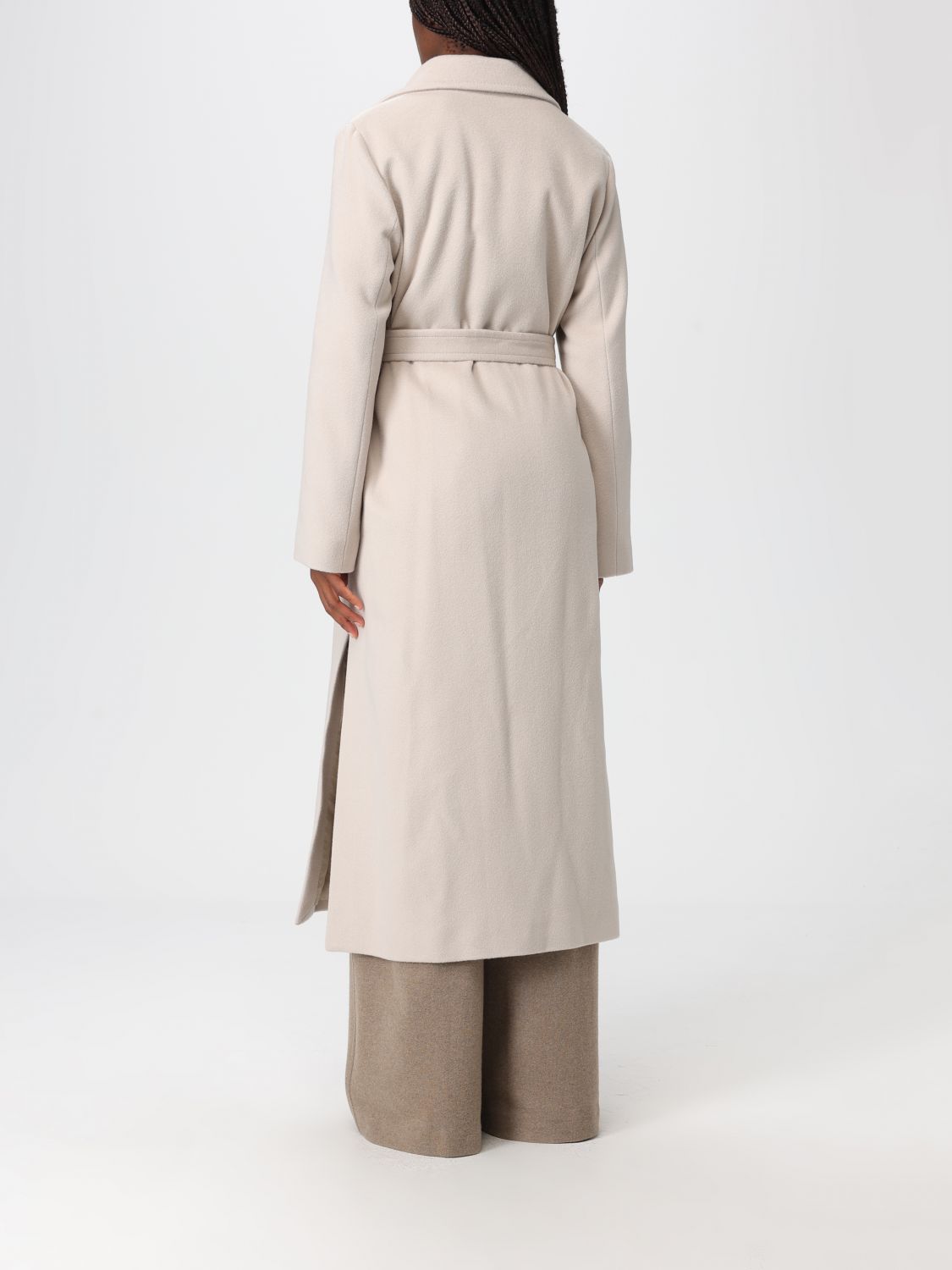 Coat Woman color Sand