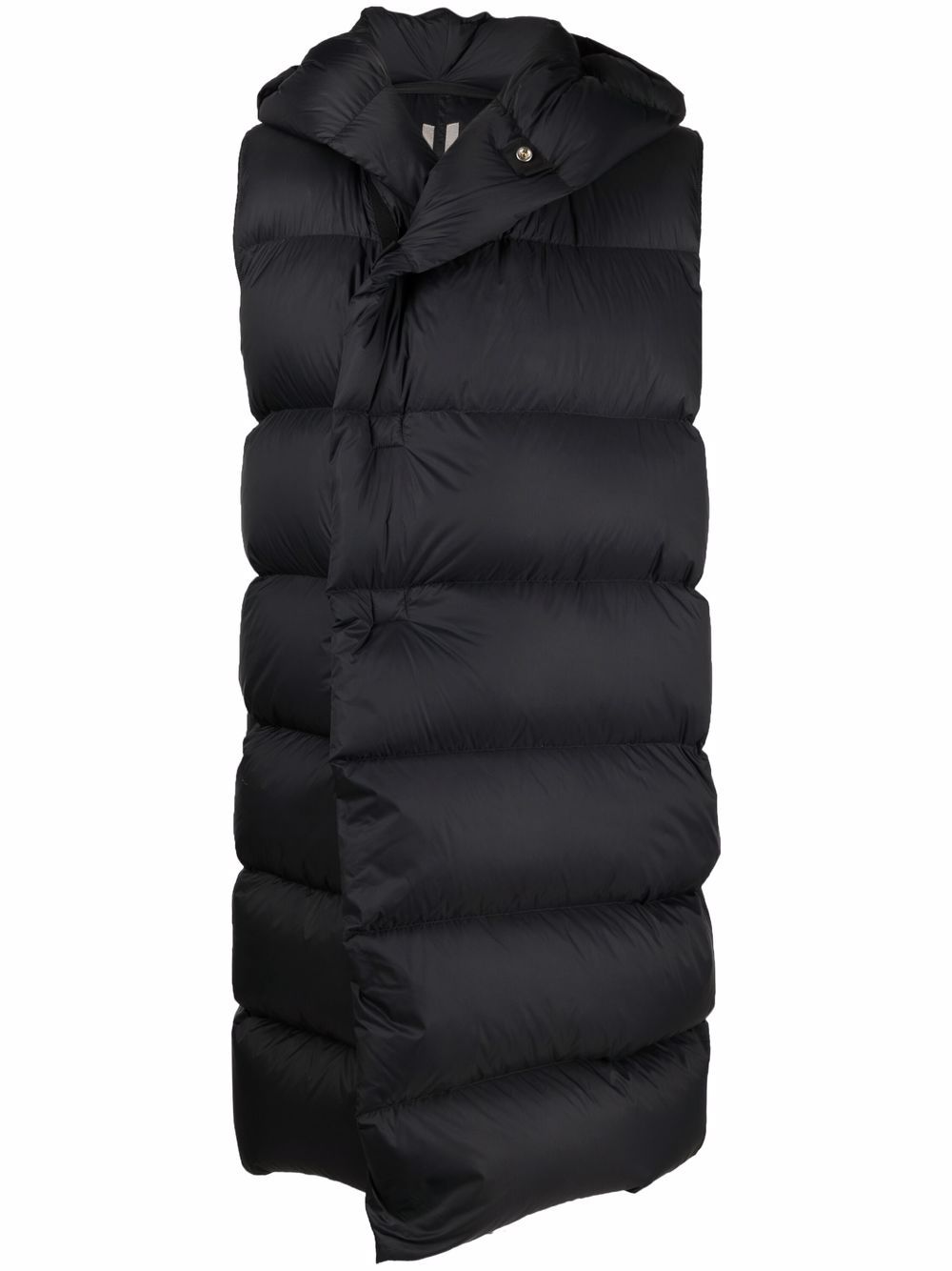 Liner sleeveless puffer jacket - Black