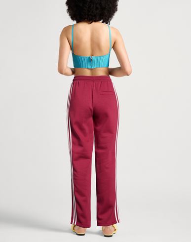 Woman Pants Garnet Size L Cotton, Polyester
