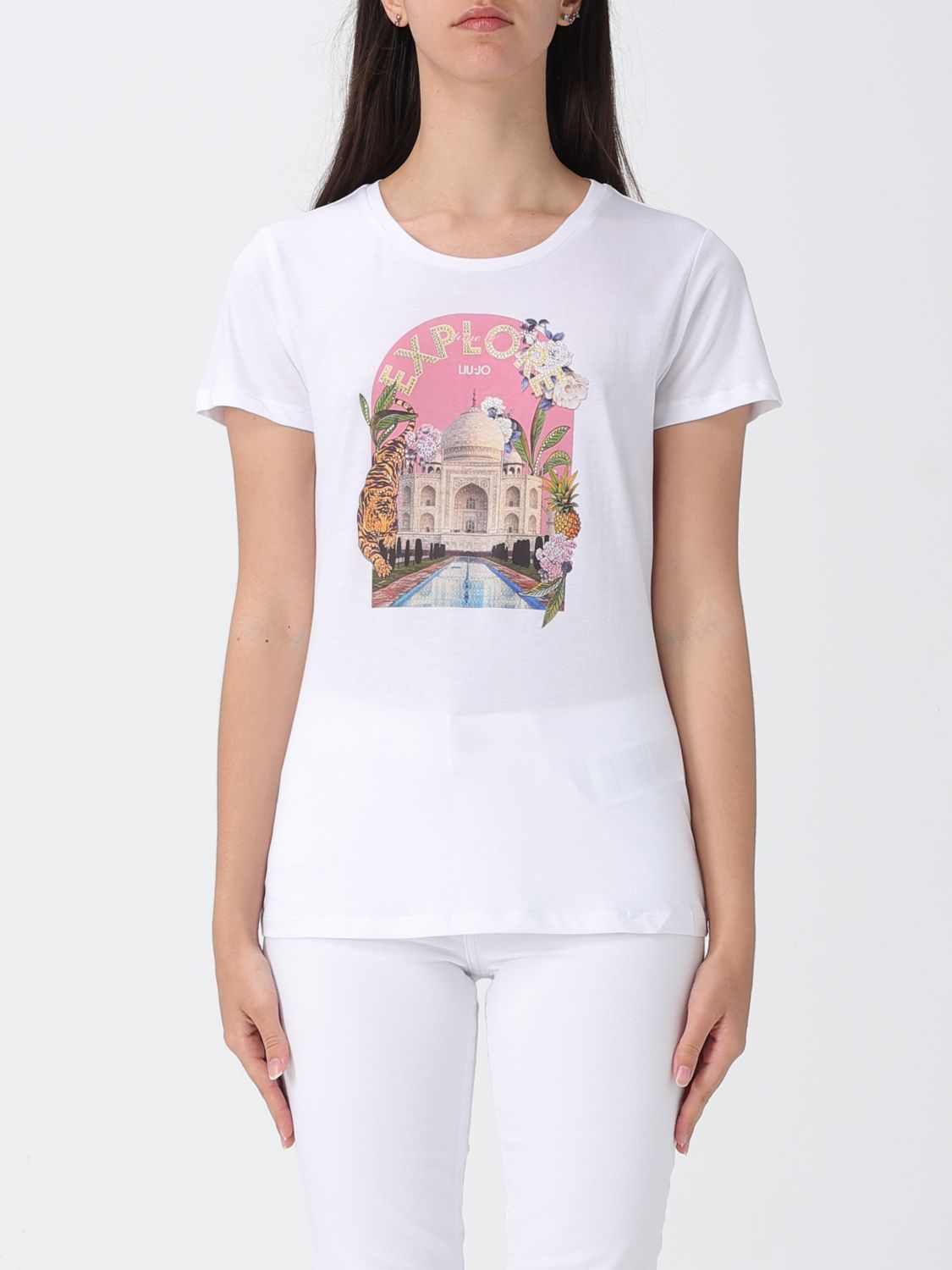 T-Shirt Woman color White