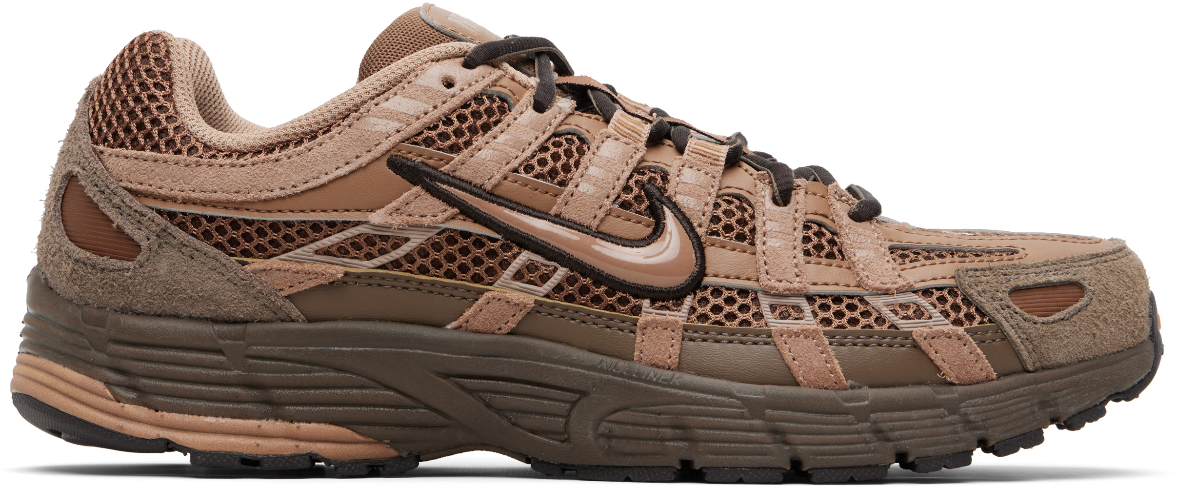 Brown P-6000 Suede Sneakers