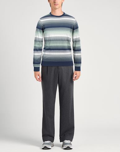 Rossopuro Man Sweater Navy Size 4 Cotton