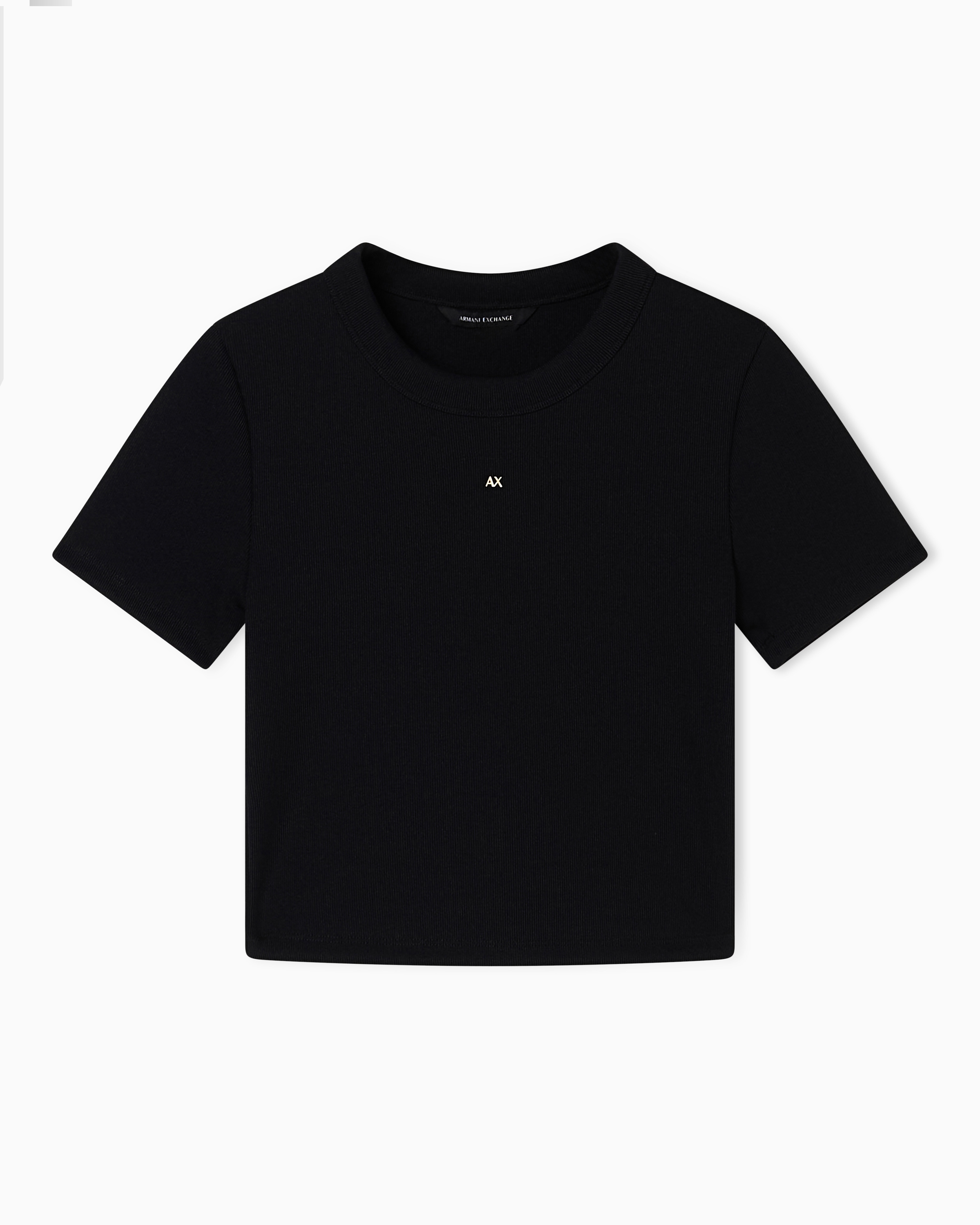 Cropped T-shirt with logo