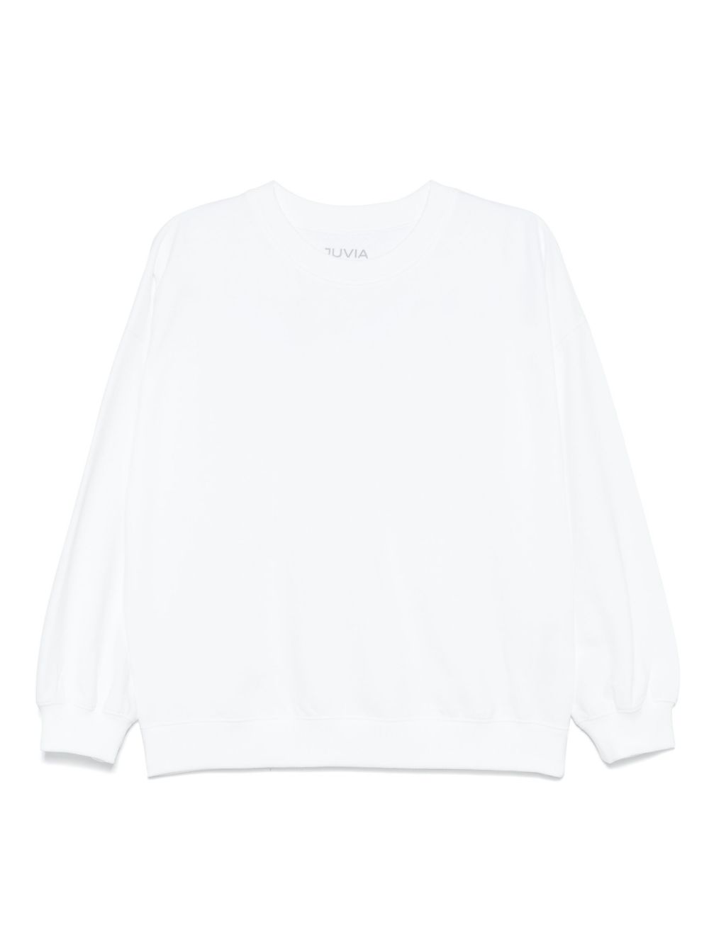 Cotton-blend sweatshirt - White