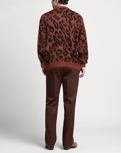 Marsēm Man Cardigan Brown Size L Polyacrylic, Mohair wool, Polyamide, Polyester
