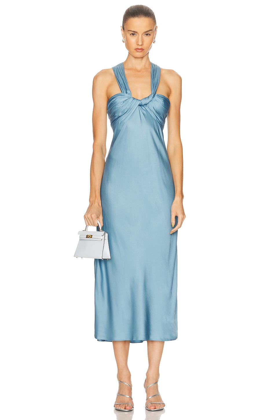 A.L.C. Ivy Dress in Blue Lagoon - Blue. 6 also in