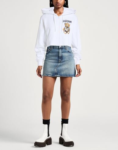 Couture Woman Sweatshirt White Size 4 Cotton