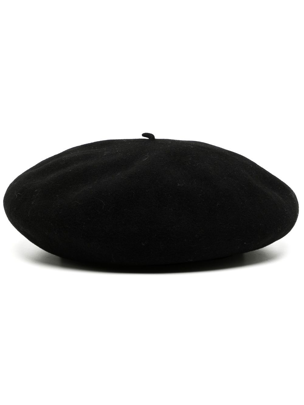 1998 logo-embroidered wool beret - Black
