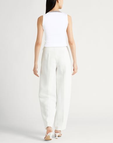 Woman Top White Size M Cotton, Elastane, Acetate, Silk, Brass