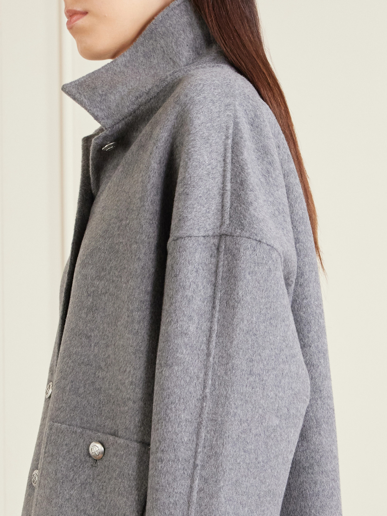 Luca Wool And Cashmere-blend Jacket - Gray